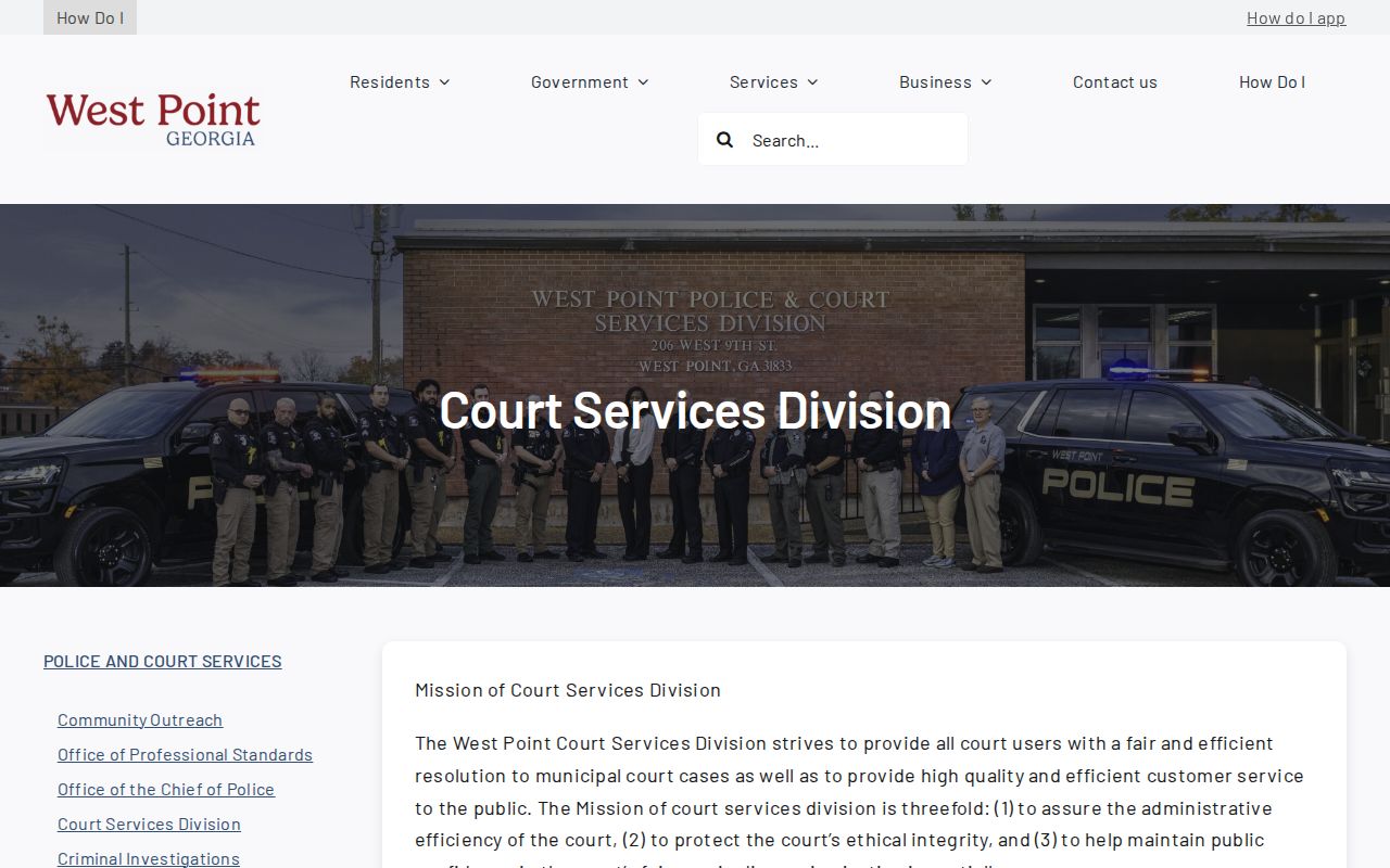 Troup County traffic warrant payment options in West Point